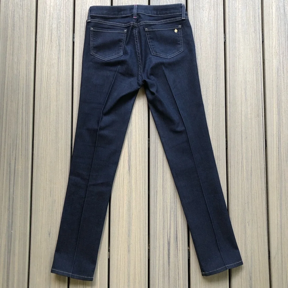 Kate Spade Play Hooky Perry Street Dark Wash Denim Blue Jeans Size 28